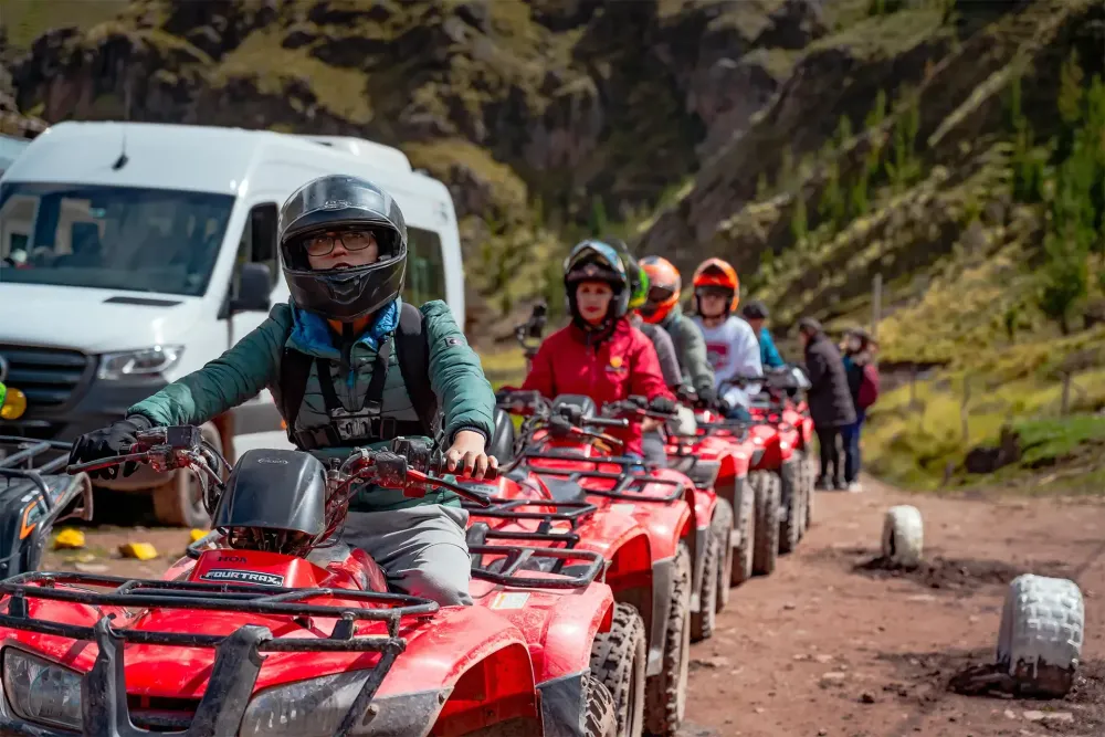 Vinicunca Rainbow Mountain by ATV