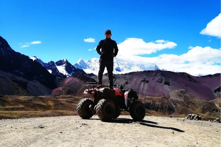 Vinicunca Rainbow Mountain by ATV